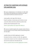 ATI PRACTICE QUESTIONS WITH DETAILED &NewLine;EXPLANATIONS 2026