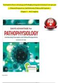 Updated&sol;Latest Davis Advantage for Pathophysiology Introductory Concepts and Clinical Perspectives Test Bank Complete All Chapters Comprehensive Pathophysiology Resource Practice Questions Answers Rationales Clinical Applications Disease Processes NCLEX R