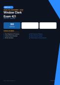 USPS 421 Window Clerk Exam Actual Exam 2026&sol;2027 &ndash; Complete Exam-Style Questions with 300 Qs &vert; 100&percnt; Verified &ndash; Pass Guaranteed &ndash; A&plus; Graded&NewLine;&NewLine;