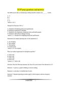 Texas Commission on Fire Protection &lpar;TCFP&rpar; Prep Questions and Correct Verified Answers with Detailed Rationales&comma; Study Guide&comma; and Firefighter Certification Exam Preparation &lpar;2026&sol;2027 Academic Resource&rpar;