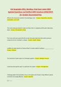 LSU Geography 2051&comma; Namikas&comma; Final Exam Latest 2026 &NewLine;Updated Questions and Verified 100&percnt; Solutions &lpar;2026&sol;2027&rpar; &NewLine;&vert;A&plus; Graded &vert;Guaranteed Pass