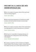 WGU D487 OA 2 & 3 MOCK TEST WITH&NewLine;ANSWER RATIONALES 2026