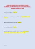 NCCCO TSS MANITEX EXAM- LATEST 2026 UPDATED &NewLine;QUESTIONS AND VERIFIED 100&percnt; SOLUTIONS &lpar;2026&sol;2027&rpar; &vert;A&plus; &NewLine;GRADED &vert;GUARANTEED PASS 