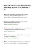 WGU D487 OA TEST 3 2026 HIGH-YIELD SDLC&NewLine;AND THREAT MODELING REVIEW MATERIALS&NewLine;SET