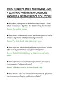 ATI RN CONCEPT BASED ASSESSMENT LEVEL &NewLine;4 2026 FINAL PAPER REVIEW QUESTIONS &NewLine;ANSWERS BUNDLED PRACTICE COLLECTION