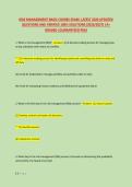 RISK MANAGEMENT BASIC COURSE EXAM- LATEST 2026 UPDATED &NewLine;QUESTIONS AND VERIFIED 100&percnt; SOLUTIONS &lpar;2026&sol;2027&rpar; &vert;A&plus; &NewLine;GRADED &vert;GUARANTEED PASS