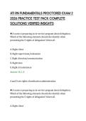 ATI RN FUNDAMENTALS PROCTORED EXAM 2 &NewLine;2026 PRACTICE TEST PACK COMPLETE &NewLine;SOLUTIONS VERIFIED INSIGHTS
