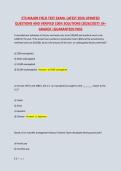 ETS MAJOR FIELD TEST EXAM- LATEST 2026 UPDATED &NewLine;QUESTIONS AND VERIFIED 100&percnt; SOLUTIONS &lpar;2026&sol;2027&rpar; &vert;A&plus; &NewLine;GRADED &vert;GUARANTEED PASS