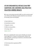 ATI RN FUNDAMENTALS RETAKE &NewLine;COMPREHENSIVE EXAMINATION TEST 2026 &NewLine;SOLVED QUESTIONS ANSWERS GRADED A&plus; 