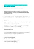 VATI Comprehensive Predictor NCLEX Questions with Certified Solutions 