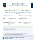 DaVita PCT Final Exam Part 2 &lpar;Latest 2026&sol;2027 Update&rpar; &vert; Complete Q&A with Verified Answers and Detailed Rationales &vert; Hemodialysis&comma; Patient Care&comma; Infection Control&comma; Vascular Access &vert; A&plus; Graded