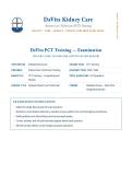 DaVita PCT Training Exam Dialysis Technician &lpar;Latest 2026&sol;2027 Update&rpar; &vert; Complete Q&A with Verified Answers and Detailed Rationales &vert; Hemodialysis&comma; Water Treatment&comma; Vascular Access&comma; Infection Control &vert; A&plus; Graded