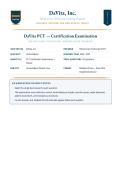 DaVita PCT Exam 2026&sol;2027 Patient Care Technician Certification &vert; Complete Q&A with Verified Answers and Detailed Rationales &vert; Hemodialysis&comma; Infection Control  &vert; A&plus; Graded