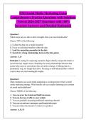 DMI Social Media Marketing Exam &NewLine;Comprehensive Practice Questions with Solutions &NewLine;&vert; Newest 2026-2027 Questions with 100&percnt; &NewLine;Accurate Answers and Detailed Rationales 