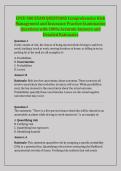 CPCU 500 EXAM QUESTIONS Comprehensive Risk &NewLine;Management and Insurance Practice Examination &NewLine;Questions with 100&percnt; Accurate Answers and &NewLine;Detailed Rationales 