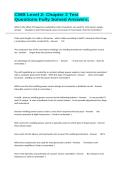 CWB Level 2&colon; Chapter 2 Test Questions Fully Solved Answers&period;