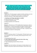 NUR 130 &ndash; Obstetric Nursing Comprehensive Obstetric Nursing &NewLine;Study Guide&colon; Maternal Care&comma; Labor Management&comma; Fetal &NewLine;Monitoring&comma; Women's Health&comma; and Examination Preparation &NewLine;Practice Questions with Answers and Detailed Rationales 