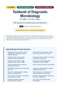 Textbook of Diagnostic Microbiology 7th Edition Test Bank &vert; 260 Questions with Verified Answers and Evidence-Based Rationales &vert; Comprehensive Review for Medical Laboratory Science Students &vert; Instant PDF Download