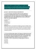 NBME CBSE &lpar;USMLE STEP 1&rpar; MEDICAL EXAM &NewLine;NEWEST VERSION 2024-2025&sol;2026 TESTBANK &NewLine;Questions with Detailed Answers & Rationales