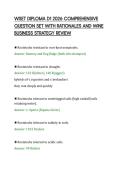 WSET DIPLOMA D1 2026 COMPREHENSIVE&NewLine;QUESTION SET WITH RATIONALES AND WINE&NewLine;BUSINESS STRATEGY REVIEW