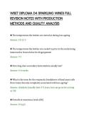 WSET DIPLOMA D4 SPARKLING WINES FULL&NewLine;REVISION NOTES WITH PRODUCTION&NewLine;METHODS AND QUALITY ANALYSIS