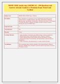 NBME CBSE &lpar;usmle step 1&rpar;MEDICAL - 190 Questions and&NewLine;Answers Already Graded A&plus; Premium Exam Tested And&NewLine;Verified