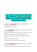 WGU C417 Research methodology EXAM QUESTIONS AND VERIFIED CORRECT ANSWERS GRADED A&plus; -LATEST 2026-2027- 100- GUARANTEED PASS&period;docx&NewLine;&NewLine;