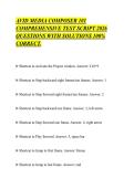 AVID MEDIA COMPOSER 101 &NewLine;COMPREHENSIVE TEST SCRIPT 2026 &NewLine;QUESTIONS WITH SOLUTIONS 100&percnt; &NewLine;CORRECT&period;