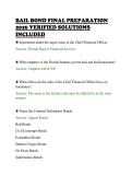 BAIL BOND FINAL PREPARATION &NewLine;2026 VERIFIED SOLUTIONS &NewLine;INCLUDED 