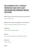 BAIL BONDSMAN TEST 4 COMPLETE &NewLine;PREPARATION GUIDE WITH COURT &NewLine;PROCEDURES AND DEFENDANT RELEASE &NewLine;PROCESSES 