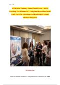 WEB WOC Ostomy Care Final Exam &ndash; WOC Nursing Certification &ndash; Complete Question Bank with Correct Answers and Rationales latest edition this year