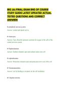 BIO 253 FINAL EXAM END OF COURSE &NewLine;STUDY GUIDE LATEST UPDATED ACTUAL &NewLine;TESTED QUESTIONS AND CORRECT &NewLine;ANSWERS