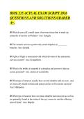 BIOL 235 ACTUAL EXAM SCRIPT 2026 &NewLine;QUESTIONS AND SOLUTIONS GRADED &NewLine;A&plus;