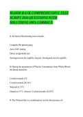 BLOOD BANK COMPREHENSIVE TEST &NewLine;SCRIPT 2026 QUESTIONS WITH &NewLine;SOLUTIONS 100&percnt; CORRECT&period; 