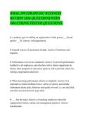 BMAL 590 STRATEGIC BUSINESS &NewLine;REVIEW 2026 QUESTIONS WITH &NewLine;SOLUTIONS TESTED QUESTIONS&period;