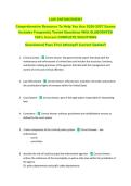 LAW ENFORCEMENT &NewLine;Comprehensive Resource To Help You Ace 2026-2027 Exams &NewLine;Includes Frequently Tested Questions With ELABORATED &NewLine;100&percnt; Correct COMPLETE SOLUTIONS &NewLine;Guaranteed Pass First Attempt&excl;&excl; Current Update&excl;&excl;