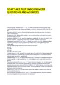NCATT AET AEIT ENDORSEMENT QUESTIONS AND ANSWERS&period;