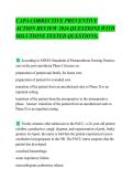 CAPA CORRECTIVE PREVENTIVE &NewLine;ACTION REVIEW 2026 QUESTIONS WITH &NewLine;SOLUTIONS TESTED QUESTIONS&period; 
