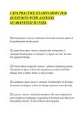 CAPA PRACTICE EXAMINATION 2026 &NewLine;QUESTIONS WITH ANSWERS &NewLine;GUARANTEED TO PASS&period; 