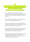 CLET  &NewLine;Comprehensive Resource To Help You Ace 2026-2027 Exams &NewLine;Includes Frequently Tested Questions With ELABORATED &NewLine;100&percnt; Correct COMPLETE SOLUTIONS &NewLine;Guaranteed Pass First Attempt&excl;&excl; Current Update&excl;&excl;