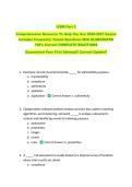ICRM Part 2  &NewLine;Comprehensive Resource To Help You Ace 2026-2027 Exams &NewLine;Includes Frequently Tested Questions With ELABORATED &NewLine;100&percnt; Correct COMPLETE SOLUTIONS &NewLine;Guaranteed Pass First Attempt&excl;&excl; Current Update&excl;&excl;