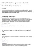 ACAS Best Practice Knowledge Examination - Version 2&NewLine;Comprehensive 150-Question Practice Exam