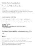ACAS Best Practice Knowledge Exam&NewLine;Comprehensive 150-Question Practice Exam