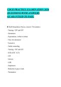 CDCR PRACTICE EXAMINATION 2026 &NewLine;QUESTIONS WITH ANSWERS &NewLine;GUARANTEED TO PASS&period;