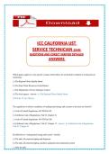ICC California UST Service Technician Exam 400 Questions and Answers &lpar;PDF&rpar; &vert; 2026 &vert; UST Practice Test