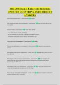 MIC 205 Exam 3 Eukaryotic Infections &NewLine;UPDATED QUESTIONS AND CORRECT &NewLine;ANSWERS