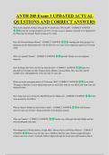 ANTH 205 Exam 3 UPDATED ACTUAL &NewLine;QUESTIONS AND CORRECT ANSWERS