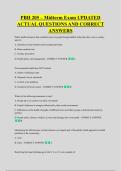 PBH 205 &ndash; Midterm Exam UPDATED &NewLine;ACTUAL QUESTIONS AND CORRECT &NewLine;ANSWERS