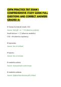 CEFM PRACTICE TEST EXAM 1 &NewLine;COMPREHENSIVE STUDY GUIDE FULL &NewLine;QUESTIONS AND CORRECT ANSWERS &NewLine;GRADED A&plus;