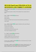 HCD 303 Final Exam UPDATED ACTUAL &NewLine;QUESTIONS AND CORRECT ANSWERS